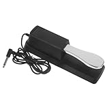 JEWEDECO E-piano-pedal Rutschfestes Sustain-pedal Digitales Piano-pedal...