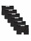 Levi's Herren Levi's Men's Solid Basic Boxers (6 pack) Boxer Shorts,...