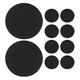 FOMIYES 10 Stück Schwarze Silikon Membranabdeckungen für Stethoskop...