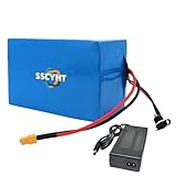 SSCYHT 24v20000mah, Wiederaufladbarer 24V 12Ah/15Ah/18Ah/20Ah E-Bike-Akku,...