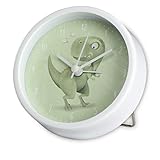 Hama Kinderwecker „Happy Dino“ ohne Ticken (Kinderuhr mit Dino Motiv,...