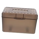 UKCOCO Transparente Desktop Kartenbox aus Robustem PP Kunststoff Stabiler...