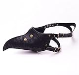 RongXuan Pest Arzt Maske Lange Nase Vogel Steampunk Schwarz Doctor Maske...