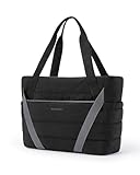 bagsmart Sporttasche Damen Yogatasche, Gesteppte Handtasche Damen Tote Bag...