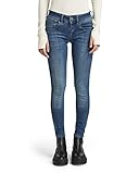 G-STAR RAW Damen Lynn Mid Super Skinny Jeans, Blau (faded blue...