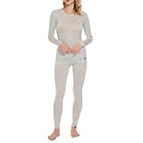MERINNOVATION 100% Merino Unterwäsche Damen Set Leicht, Mittelgewicht,...