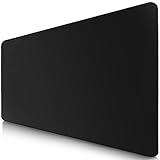 Sidorenko Gaming Mauspad XXL Schwarz - Großes Mousepad 900x400 mm -...