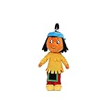 ZYZYZK Yakari Plüschfigur, kleine Junge aus der Serie, kuscheliger...