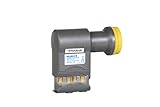 HUMAX Digital Quattro-LNB 106s-B Gold, Satelliten universal LNB für...