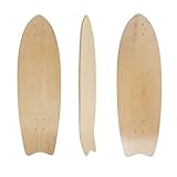 bimiti 2 Stück DIY Skateboard Deck Blank Profi Skateboards, 7-lagigem...