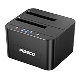FIDECO Festplatten Dockingstation, USB3.0 SATA HDD Dockingstation für 2,5...