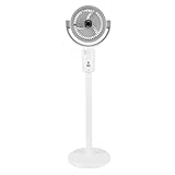 Luocute Oszillierender Standventilator, 180 Grad Manuell Vertikal...