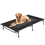 OneTigris Hundeliege Outdoor, erhöhtes Hundebett 130x70 cm Höhe 21cm,...