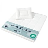 Julius Zöllner Kindersteppbett-Set Basic, Decke mit Kissen, Standard 100...
