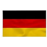 Qualis Deutschland Flagge 90cm x 150cm - Deutschland Fahne, Deutschland...