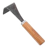 SEWOART Gartengerät Baumrindenschaber aus Metall mit Holzgriff zum...