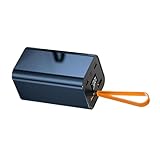 Qsvbeeqj Tragbares Ladegerät, Powerbank-Gehäuse, Typ C,...