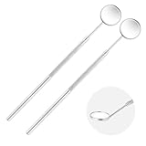 AOOWU 2 Stück Dental Mundspiegel Mundzahnspiegel Inspektionsspiegel...