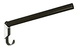 Kerbl Sattelhalter (Farbe schwarz, Länge 44 cm, aus lackiertem Metall,...