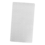 ROMISBABA rutschfeste Badezimmermatte Weiß PVC mit Saugnäpfen...