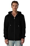Smith & Solo Hoodie Herren Reißverschluss – Sweatjacke Kapuzenjacke...