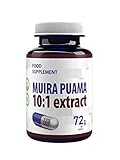 Muira Puama (Potenzholz) 5000mg Äquivalent (500mg von 10:1 Extrakt) 120...