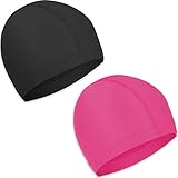 Badekappe 2 Sück Unisex Badehaube Damen Bademütze Schwimmhaube...