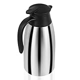 Thermokanne 2 Liter, Isolierkanne 304 Edelstahl Isolierte, Kaffeekanne...
