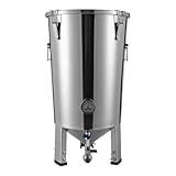 Konischer Gärbehälter aus Edelstahl Gärtank mit Kühler für das...