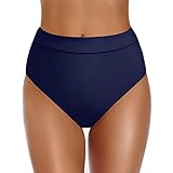 Bikini Hose Damen Kurz Badeshorts Bikini Briefs Badehose Strandhose Retro...