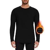 AKKQHH Thermoshirt Herren Thermo Oberteil Longsleeve Langarmshirt...