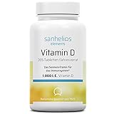 Sanhelios Sonnenvitamin D - 1000 I.E. Vitamin D3 - Unterstützt Knochen,...