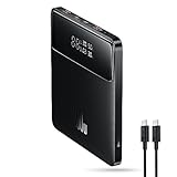 Baseus Powerbank, 20000mAh 100W PD Schlanker externer Akku QC 4.0...