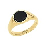 Amor Ring Edelstahl Unisex Damen Herren Ringe, Schwarz, Kommt in Schmuck...
