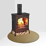 FLASLD Kamin Bodenplatte 100 x 100 cm Bodenblech Ascheblech...