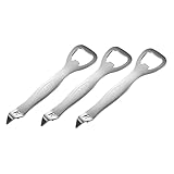 DIYEAH 3 Stück Teiliges Edelstahl Flaschenöffner Tragbar und Robust...