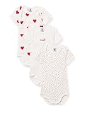 Petit Bateau Baby MädchenKurzarm-Body mit Streifen (3er Pack) , Variante...