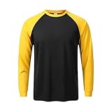 Sportshirt Herren Zweifarbig Laufshirt Rundhalsausschnitt Fußballtrikot...