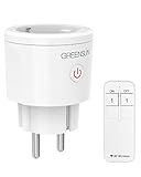 Funksteckdosen mit Fernbedienung - Steckdose GreeSun Smart Plug...