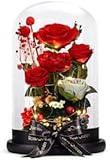 Rosenblumenlampe, ewige Rose, konservierte Blume, ewige Blume, zarte Rose,...