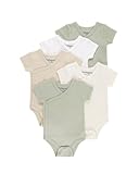 Kindsgard Wickelbody 5er-Pack Kurzarm Mix Beige - Größe 62 - Baby Body...