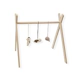 Zwergensache BASIC Spielbogen – Holz Baby Spielbogen ab Geburt,...
