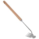 DOITOOL Edelstahl Unkrautstecher mit Langem Holzstiel Garten jäter...