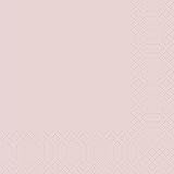 Duni Zelltuch-Servietten 3 lagig 1/4 Falz 33 x 33 cm Mellow Rose, 250...