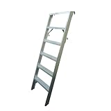 Weise Alu Anlegeleiter 1,6 m senkrechte Höhe, 6 Stufen, trittsichere...