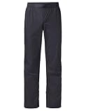 VAUDE Damen Women's Drop Pants Ii Regenhose, Black Uni, 38 EU