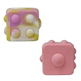Toyvian 2 Stück Stressabbau Silikon Würfel Squeeze Toy Knetball für...