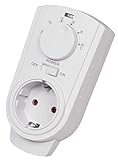 MC POWER - Steckdosen-Thermostat Klimaregelung | TCU-330 | 5-30°C, max....