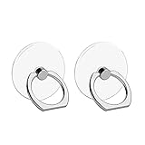 VOVIGGOL Handy Ring Halterung 2st, 360 Drehung Transparent Handy Ringhalter...