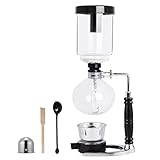 YUCHENGTECH Syphon Kaffeemaschine, Glas, 5 Tassen（600ml）